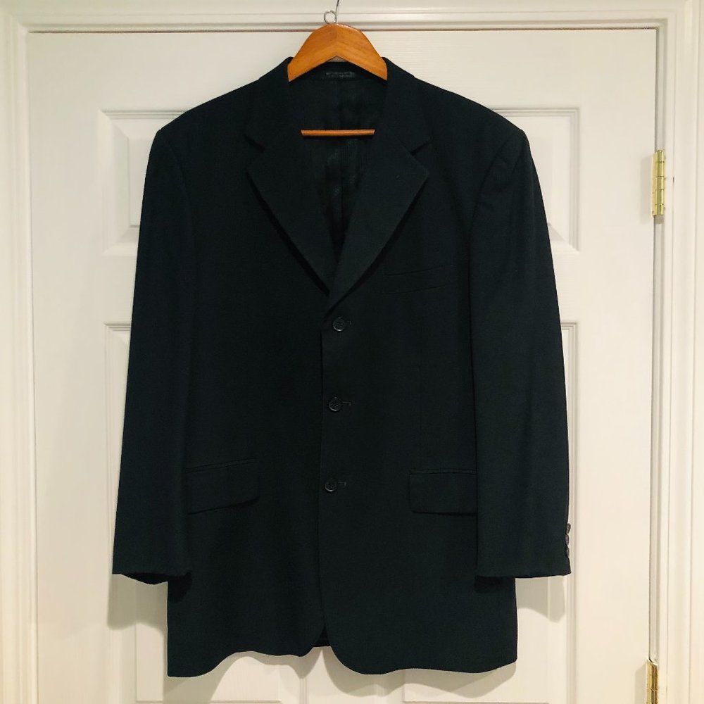 Vittorio St Angelo mens charcoal gray suit 42L